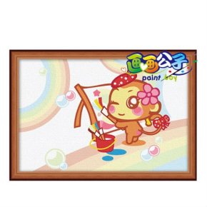 Malerei für kinder fabrik 10*15cm diy Ölbild auf leinwand gesetzt acryl-malerei setzen