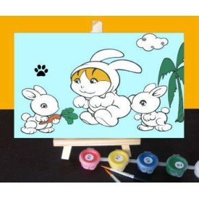 diy digitale Ölgemälde a004 malkasten für kinder