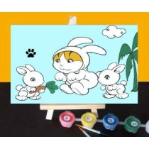 Fashion Diy digital oil painting A004 painting kit for kids