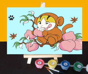 Paint sets for painting Canvas, Acrylic Paint,oil painting beginner kit animal design