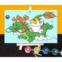 neue mode kinder mini malerei kunst gesetzt diy Ölfarbe durch Zahlen für großhandel