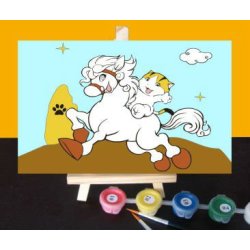 Leinwand, acrylfarbe, Ölgemälde für anfänger Rennpferd neue mode lack-sets für malerei