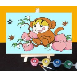 neue mode malerei für kinder heißer verkauf Ölgemälde mini mit holz staffelei