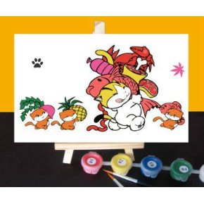 Malen nach zahlen 10*15 Kinder Öl malen nach zahlen kit