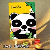 10x15cm easel canvas painting yiwu factory wholesales diy oil painting by numbers