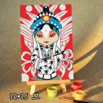 Diy malen nach zahlen- en71-3- astmd- 4236- junge 10*15cm acrylfarbe malen