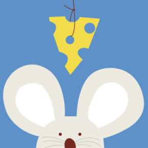 Gerahmte 20*20 paintboy diy leinwand maus cartoon gemälde von zahlen für kinder b007