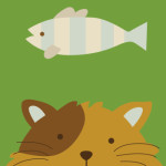 Gerahmte 20*20 paintboy Fisch und katze diy leinwand malen nach zahlen für kinder b008