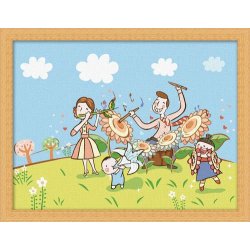 Wochenende - Diy Ölfarbe durch Zahlen
