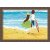 Painting by numbers20*30cm littel girl and boy seascape painting by numbers