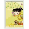 Painting by numbers 20*30cm little girl and dog painting