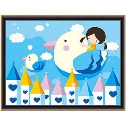 Großhandel diy malen nach zahlen 20*30cm cartoon-design kunst lieferanten neupreis