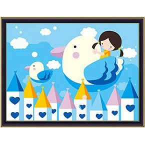 Großhandel diy malen nach zahlen 20*30cm cartoon-design kunst lieferanten neupreis