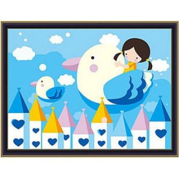 wholesales diy paint by numbers 20*30cm cartoon design art suppliers factory price