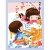 wholesales abstract paint by numbers kid's oil painting set