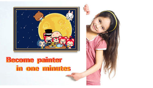 Painting sets for canvas oil painting new design painting by numbers