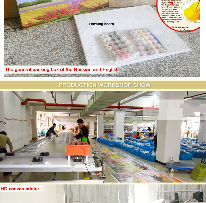 Factory direct sale 20*30cm child design canvas paint sets