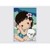 hot selling craft gift coloring by numbers diy wholesale craft supplies 20*30cm cartoon picture