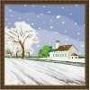 Diy oil painting-snow picture diy oil painting by numbers canvas oil painting
