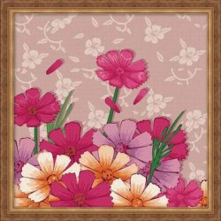 Ventas al por mayor diy pintura por números nuevo diseño de la flor