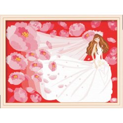 Princesa - Diy pintura de aceite por números