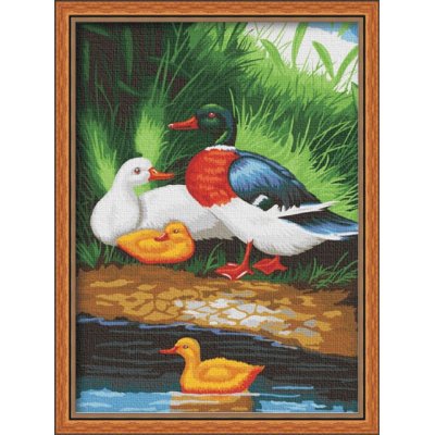 Best price Diy oil paint by numbers E050 animal design acrylic digital painting on canvas jia cai tian yan