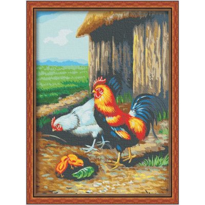 Best price Diy oil painting by numbers E051animal design chick picture canvas painting