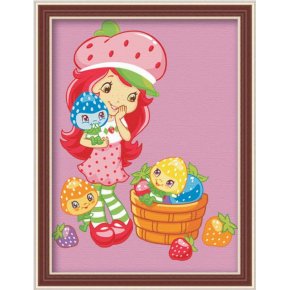 e037 kleines Mädchen design malerei auf leinwand besten preis diy digitale Ölgemälde