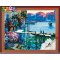 E074 landscape canvas oil painting Good quality Diy oil Paint by numbers