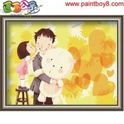 Großhandel malen mit Zahlen e005 30*40cm leinwand malen nach zahlen
