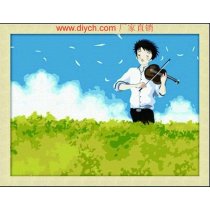 E019 concert performer design painting by numbers wholesales painting on canvas