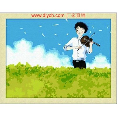E019 concert performer design painting by numbers wholesales painting on canvas