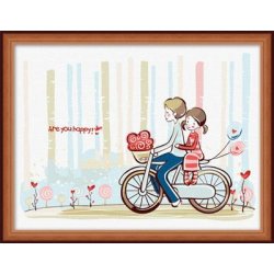 30*40cm bike-design großhandel malen nach zahlen