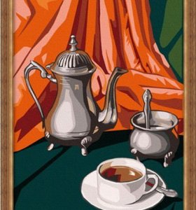 wholesales diy painting with numbers E065 still life coffee pot and cup paintings on canvas paint boy jia cai tian yan