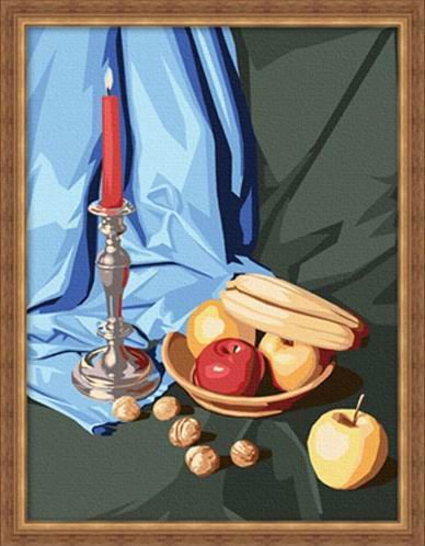 wholesales diy painting by numbers still life oil painting on canvas