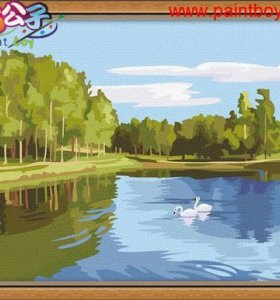 F028 naturel landscape acrylic painting on canvas wholesales painting with numbers