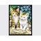 wholesales diy paint animal design cat picture printing on canvas
