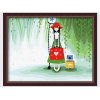 E099 girl design handmaded painting on canvas wholesales diy paint with numbers