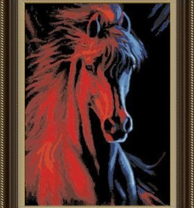 Ventas al por mayor de diy pintura al óleo con números del diseño del caballo de la pintura caliente venta