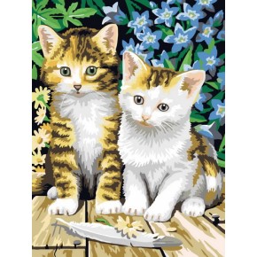 großhandel diy malerei mit Zahlen e081 katze design tier bild auf leinwand