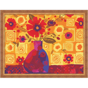 Diy pintura al óleo lienzo con números nuevo diseño de la fábrica - EN71-3 - ASTMD-4236 de acrílico pintura - pintura 30 * 40 cm