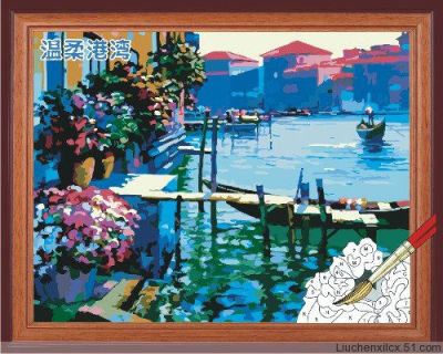 diy painting by numbers - EN71-3 - ASTMD-4236 acrylic paint - paint boy 30*40cm