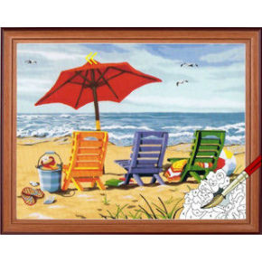 Juegos de pintura para pintura - EN71-3 - ASTMD-4236 de acrílico pintura - pintura 30 * 40 cm