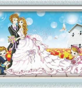 wedding - diy oil painting by numbers - manufactor - EN71,CE,SGS - OEM