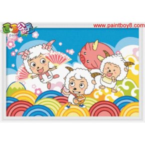 malerei für kinder mini staffelei Ölgemälde kit 10x15cm