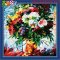 Best price Diy oil paint by numbers F009 acrylic painting with flower design