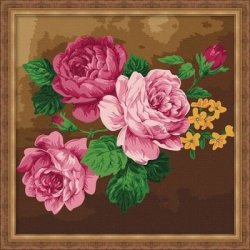 Ventas al por mayor diy pintura diy pintura por números nuevo diseño de la flor