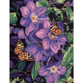 mode blume moderne blumenbild leinwand gemälde acrylmalerei großhandel diy malen nach zahlen