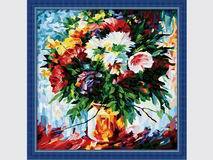 paint by numbers,oil painting flower picture,2015 new flower painting