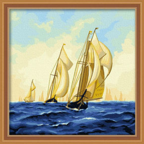 Pintura con números - EN71-3 - ASTMD-4236 de acrílico pintura - pintura 40 * 40 cm